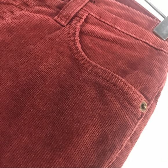 Current/Elliott The Stiletto Burgundy Skinny Corduroy Pants Size 25 NWT - Picture 11 of 11